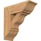 Ekena Millwork Funston Traditional Smooth Bracket w/ Offset Brace, Western Red Cedar, 7 1/2"W x 20"D x 20"H BKT0806X20X20FST01SWR - alternate 1